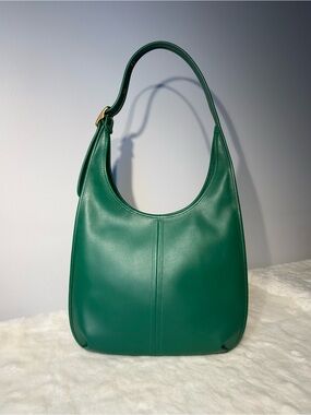 Coach Ergo 33 Green Leather Hobo Shoulder Bag